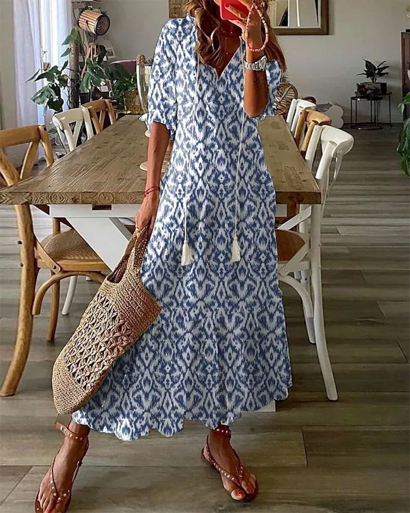 ARIA | Vestito Boho con Copertura per la Pancia