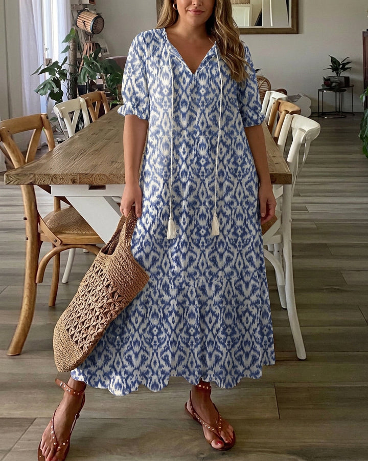 Rosalind - Abito Boho con Copertura per Pancia