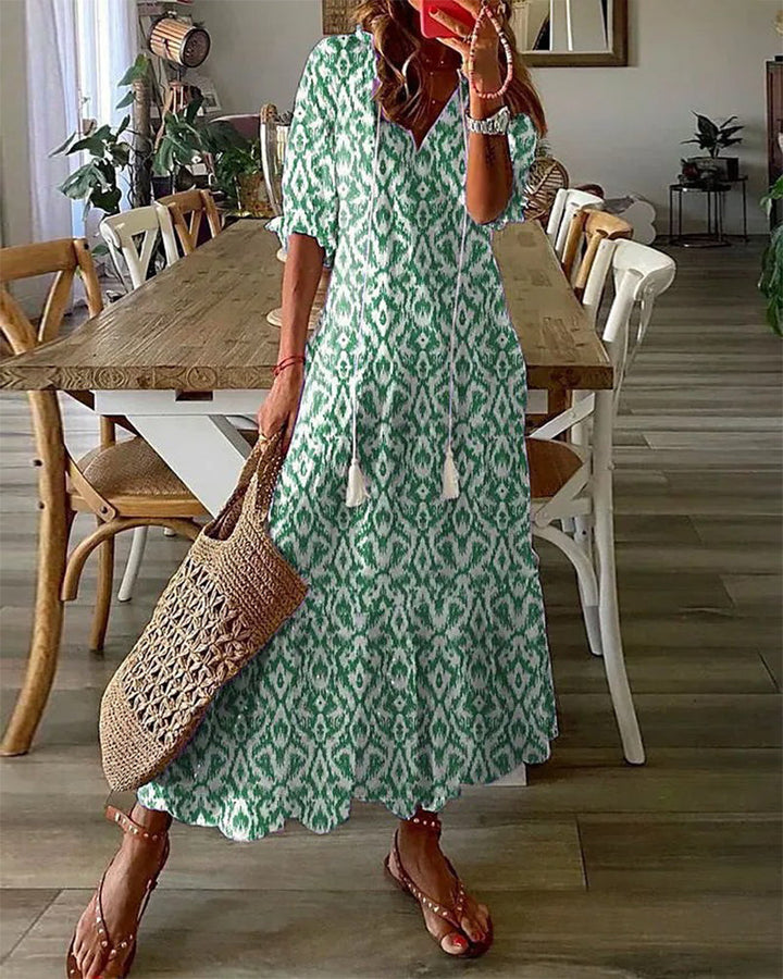 ARIA | Vestito Boho con Copertura per la Pancia