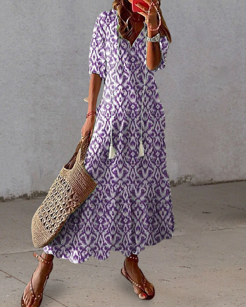 ARIA | Vestito Boho con Copertura per la Pancia