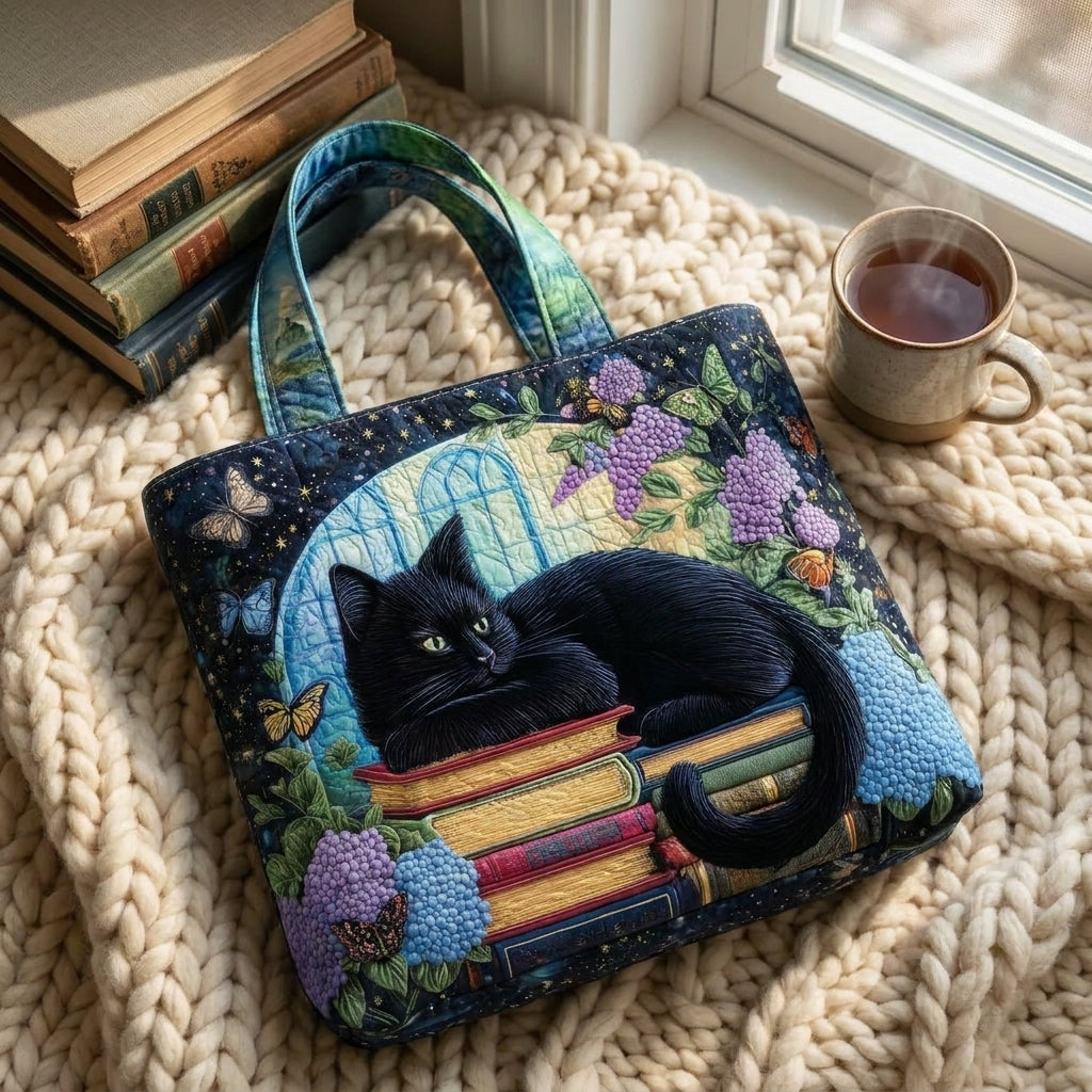 Borsa Artigianale - Gatto Nero sui Libri