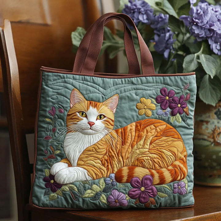 Borsa Artigianale - Gatto Arancione