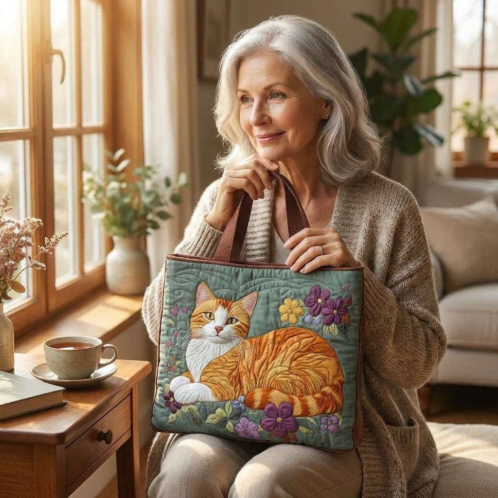 Borsa Artigianale - Gatto Arancione