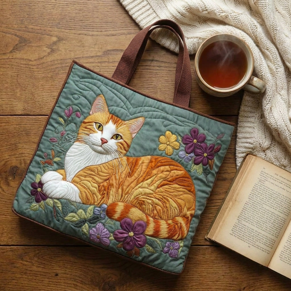 Borsa Artigianale - Gatto Arancione