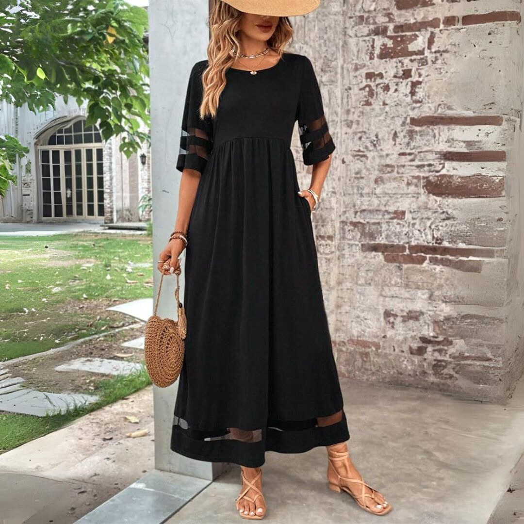 Cerelia | Abito Midi Flattering con Effetto Snellente