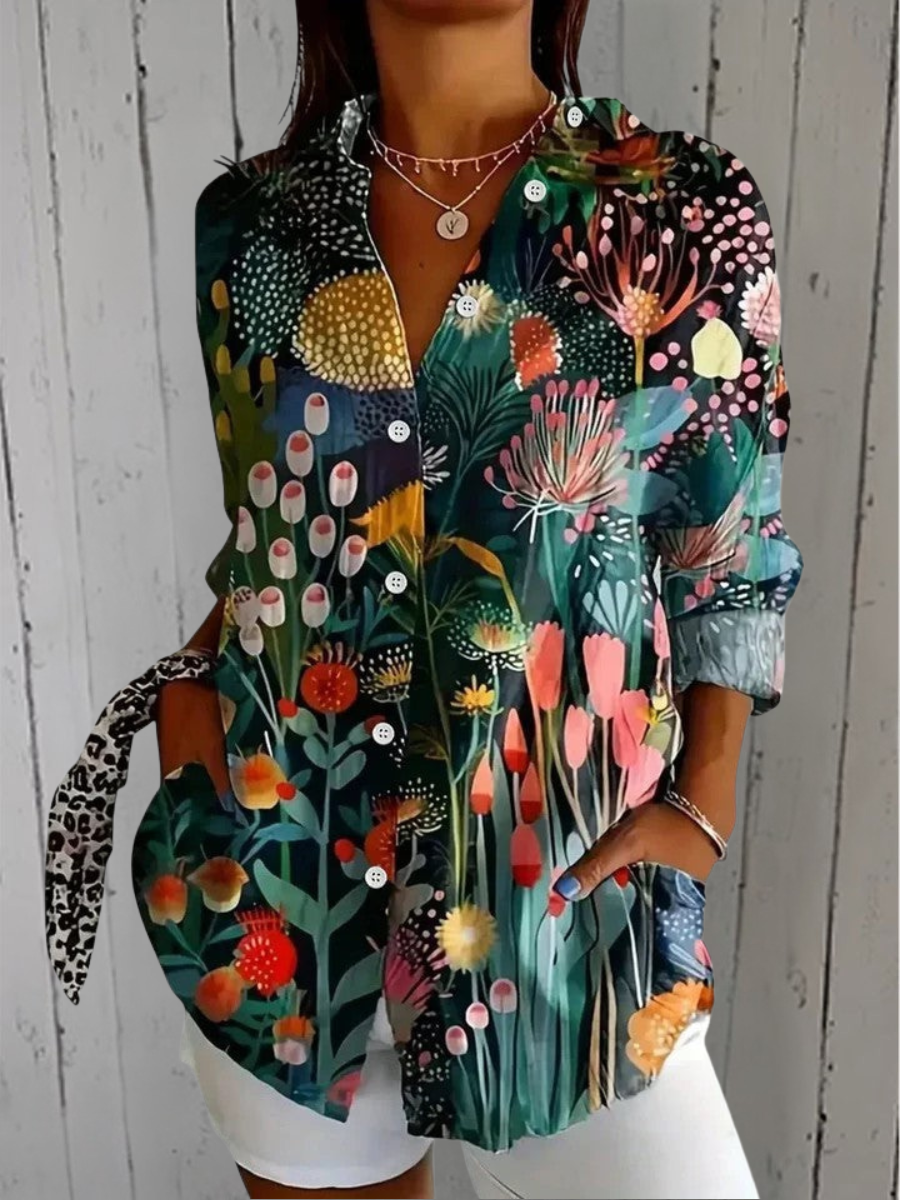 Anica | Blusa Artistica Vivace con Bottoni