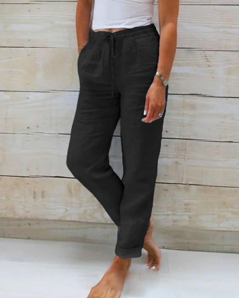 Aurora | Pantaloni Relaxed con Coulisse