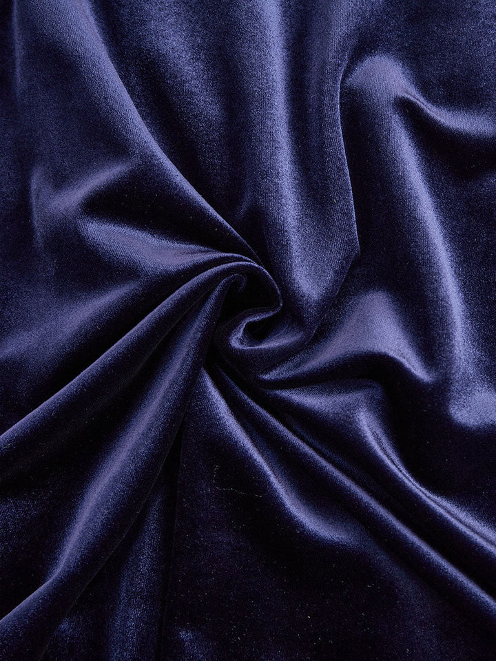 CIELO | Abito Midi Blu Navy a Maniche Lunghe
