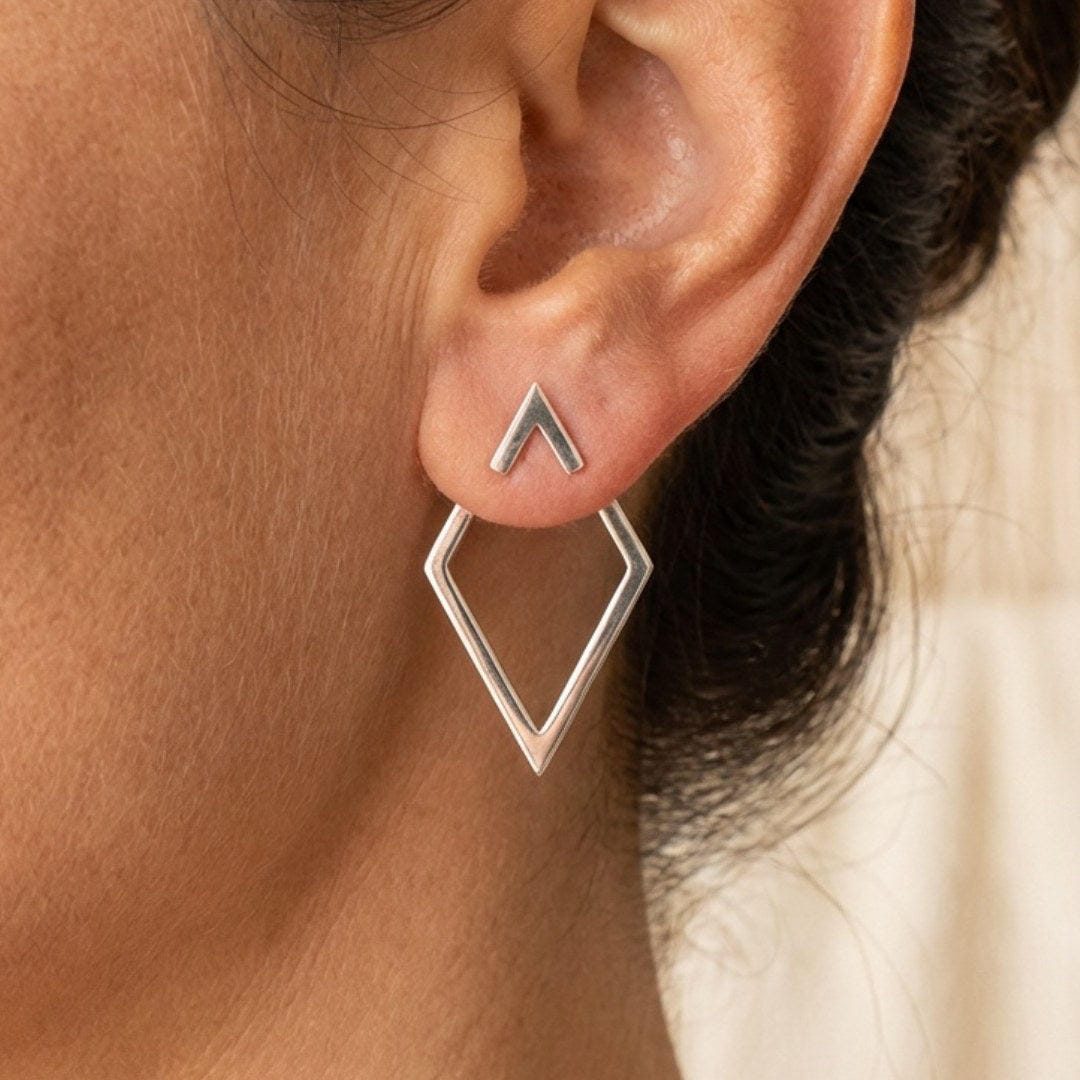 Orecchini a Perno Geometrici Bohemien