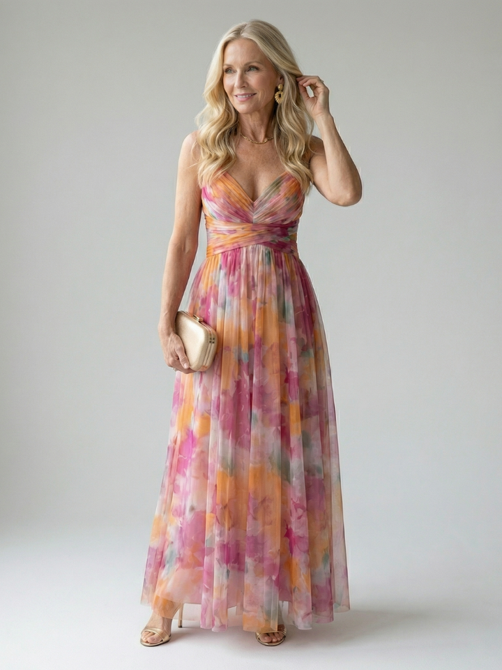 Isel | Maxi Dress Soft Wrap