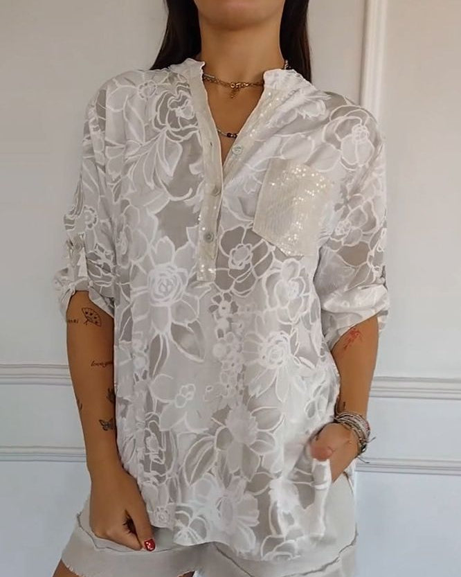 Camila | Blusa Elegante con Tasca