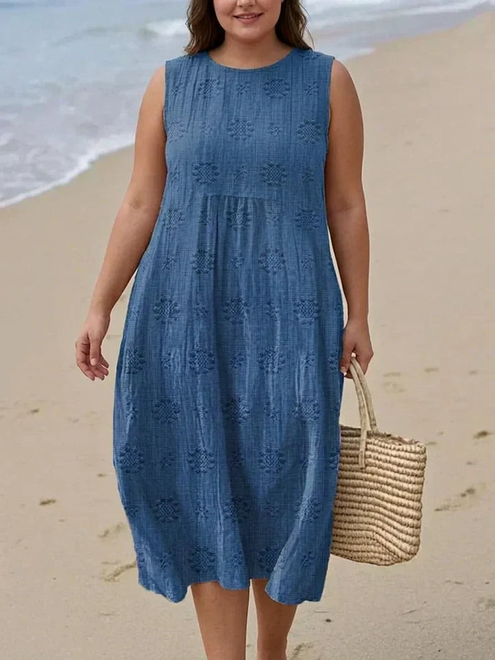 WILHELMINA | ABITO MIDI SENZA MANICHE