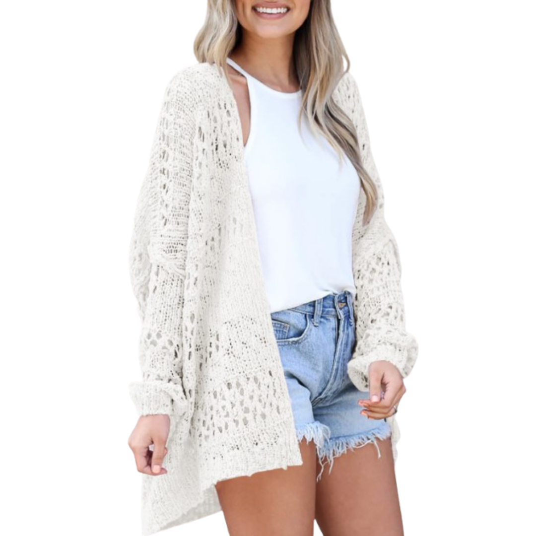 NAOMI | Cardigan Estivo Boho Leggero Oversize
