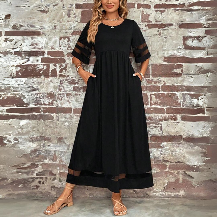 Cerelia | Abito Midi Flattering con Effetto Snellente