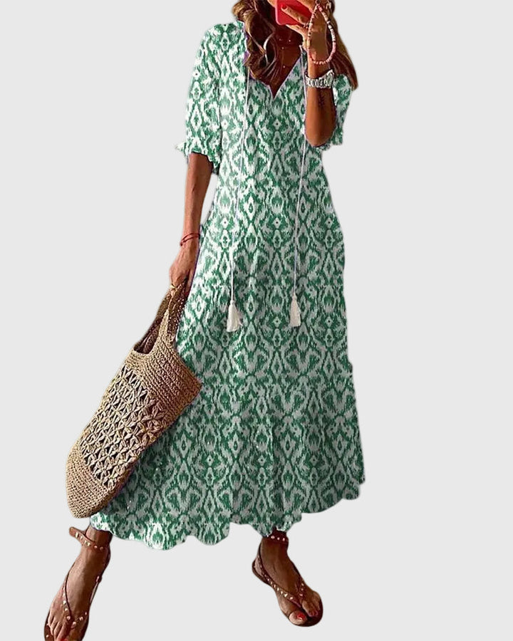 Ramona | Abito Maxi Estivo Boho Vintage