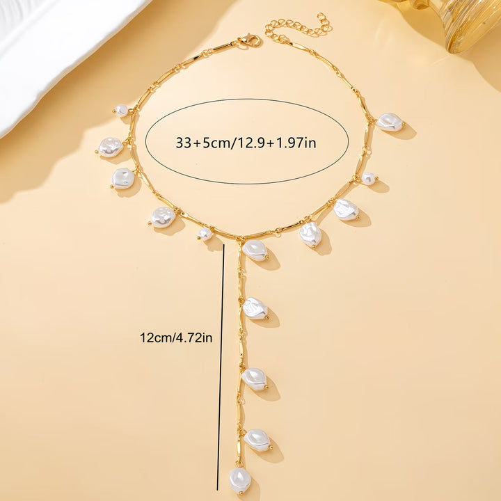 Collana Cascata di Perle Mistica