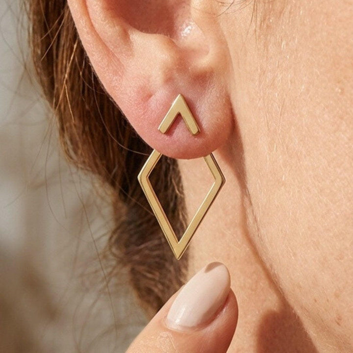Orecchini a Perno Geometrici Bohemien