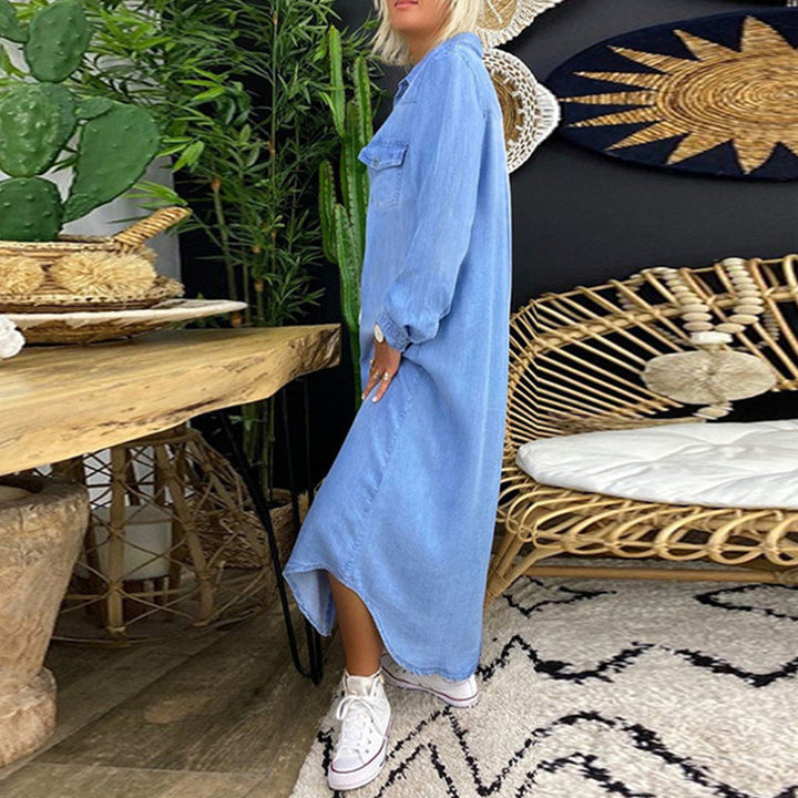 Adeline | Abito Camicia in Denim