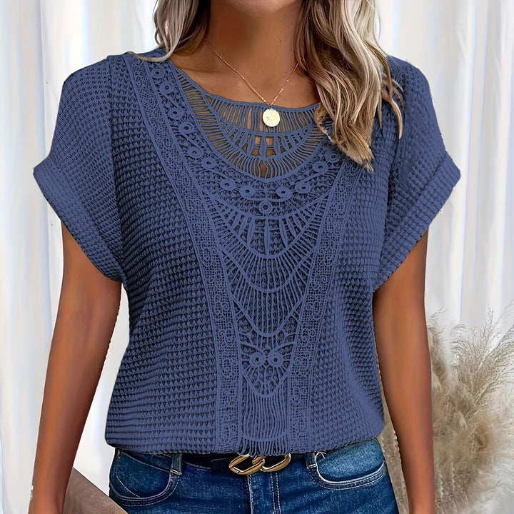 Violet | Top Strutturato Lavorato a Maglia