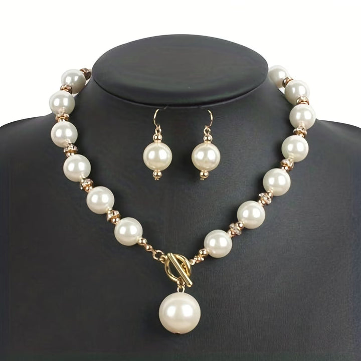 Set di Collane di Perle Chunky
