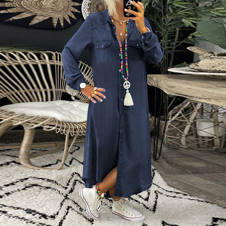 Adeline | Abito Camicia in Denim