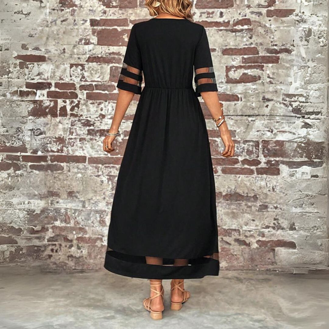 Cerelia | Abito Midi Flattering con Effetto Snellente