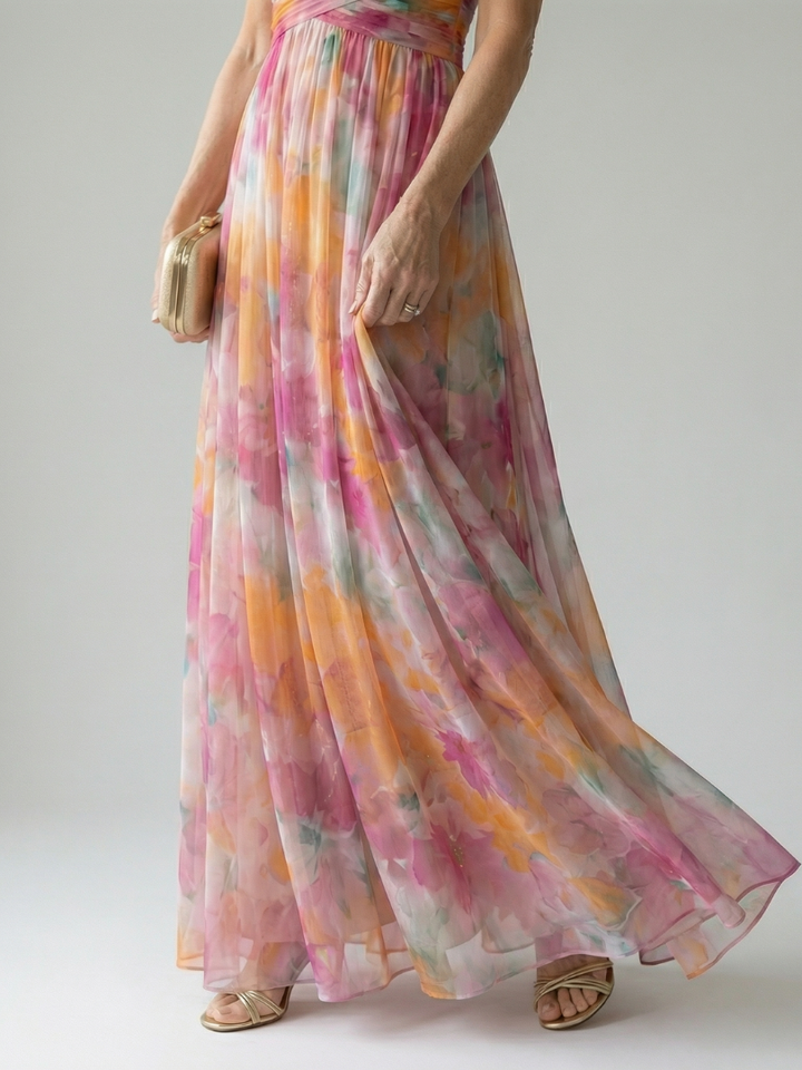 Isel | Maxi Dress Soft Wrap