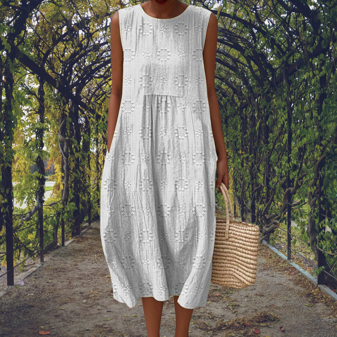 Courtney | Abito Elegante Senza Maniche con Tasche
