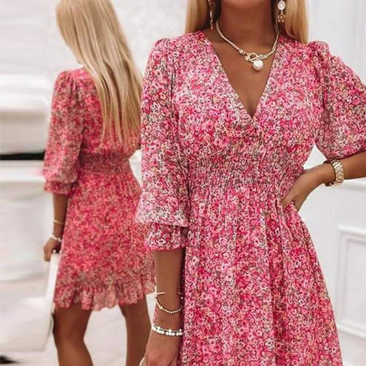 Vera | Abito Floreale Elegante