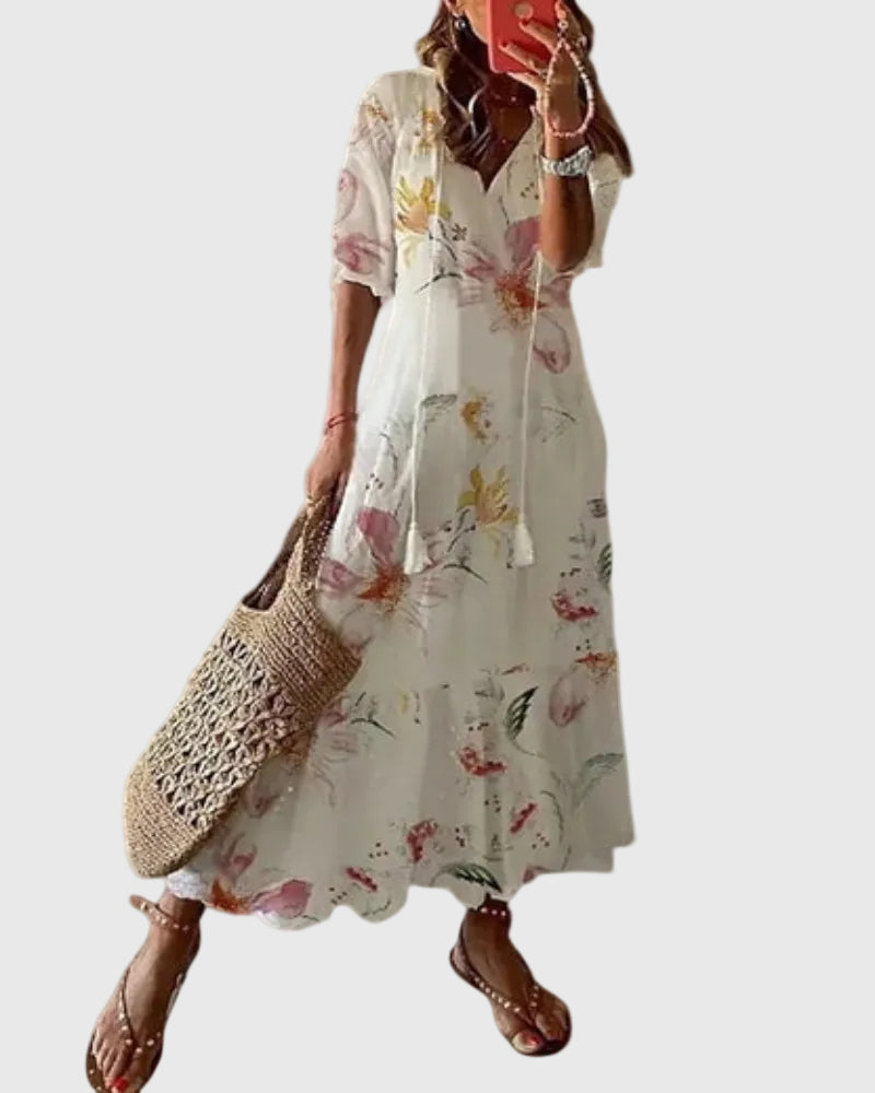 Ramona | Abito Maxi Estivo Boho Vintage