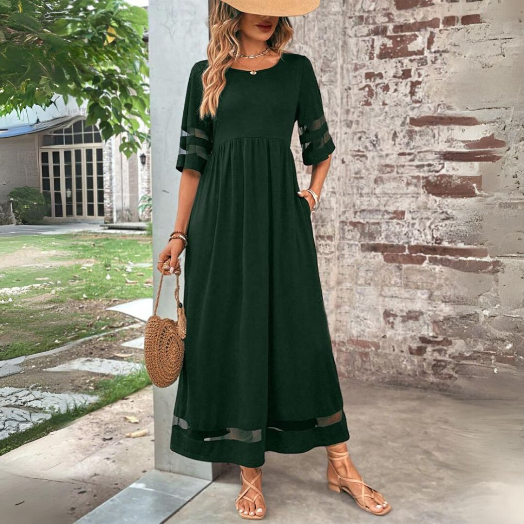 Cerelia | Abito Midi Flattering con Effetto Snellente