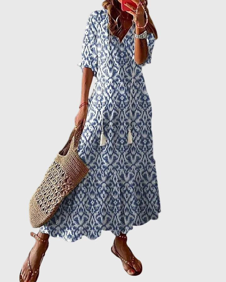Ramona | Abito Maxi Estivo Boho Vintage