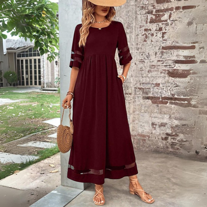 Cerelia | Abito Midi Flattering con Effetto Snellente