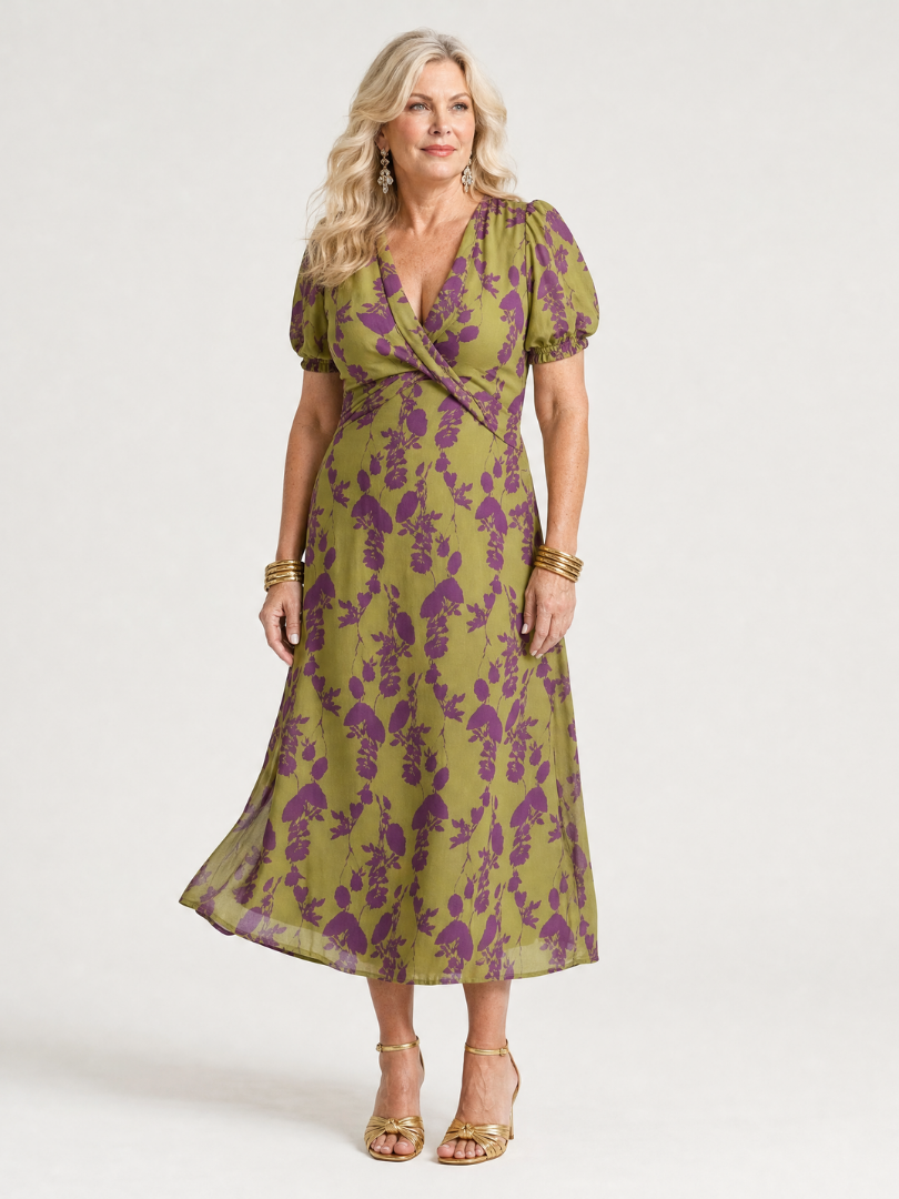 Virel | Abito Midi Floreale Relaxato