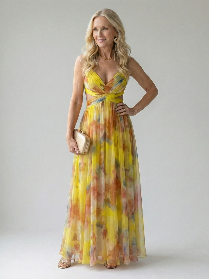 Isel | Maxi Dress Soft Wrap