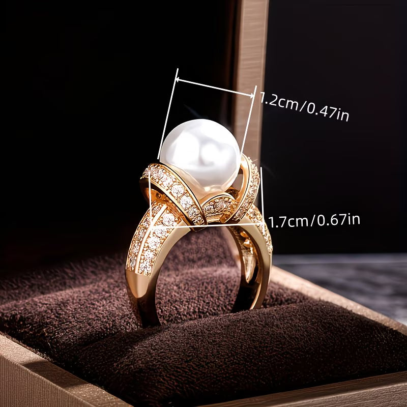 Anello con Perle a Corona