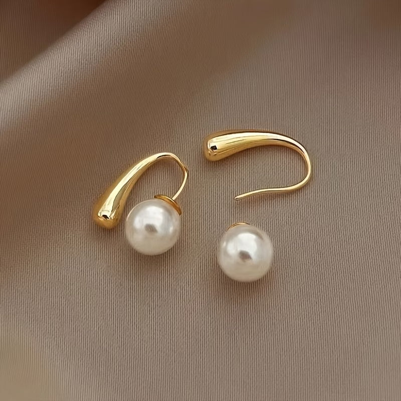 Orecchini Minimalisti Arc Pearl