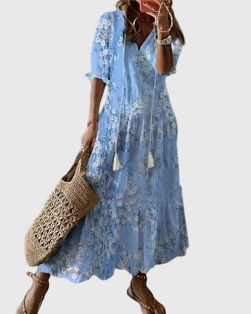 Ramona | Abito Maxi Estivo Boho Vintage
