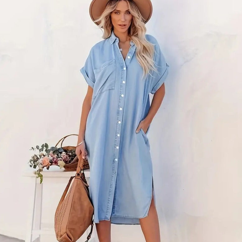 SAVANNAH | Camicia-abito con Tasche