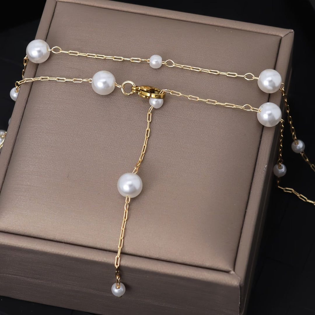 Collana Elegante con Perla del Cielo