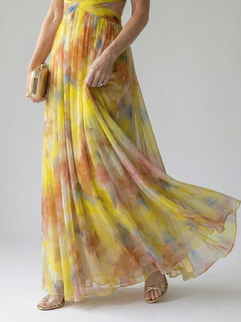 Isel | Maxi Dress Soft Wrap