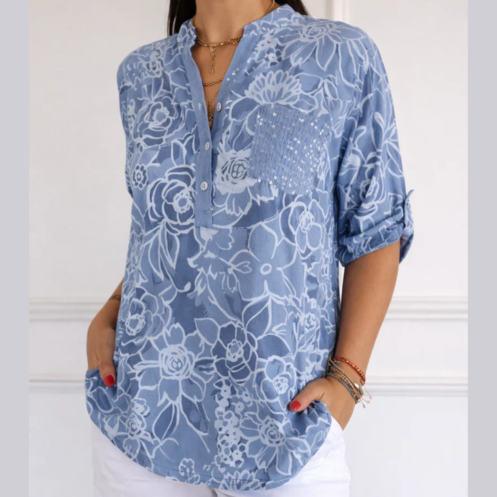 Avery | Blusa Elegante con Tasca