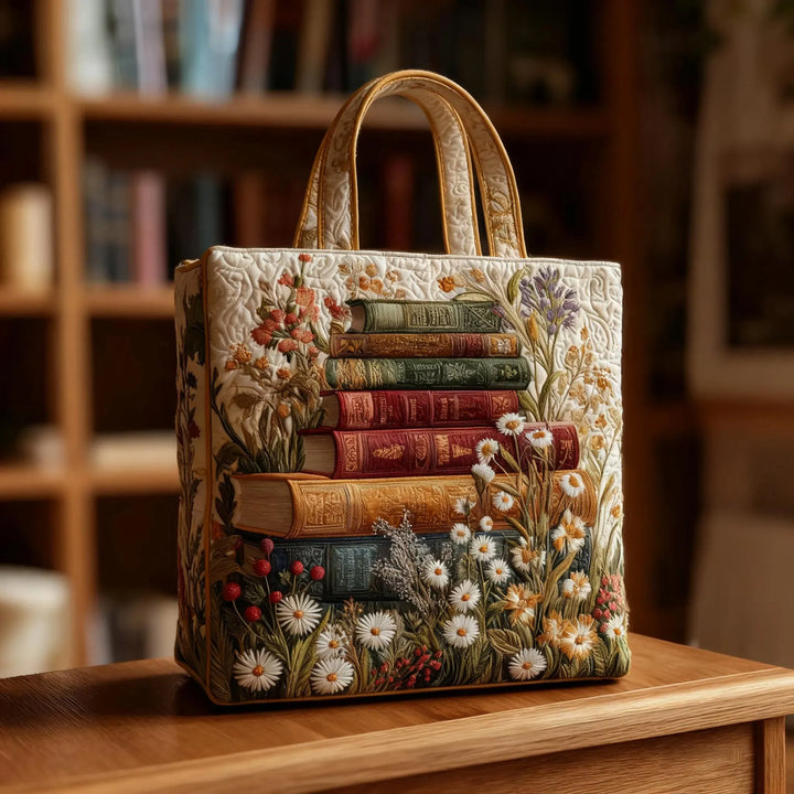 Borsa Artigianale Trapuntata - Motivo Floreale