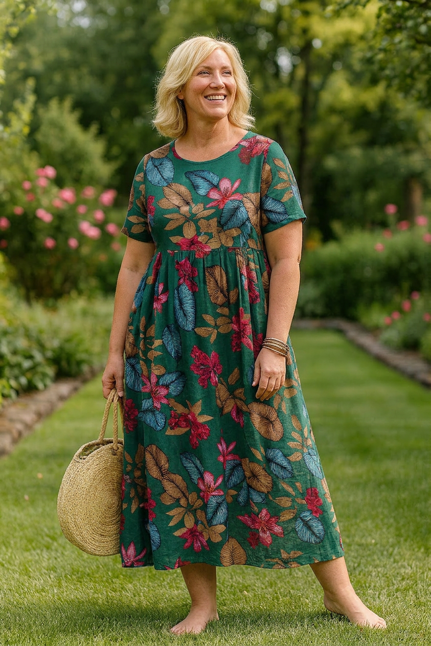 Monroe | Abito Maxi Floreale Leggero