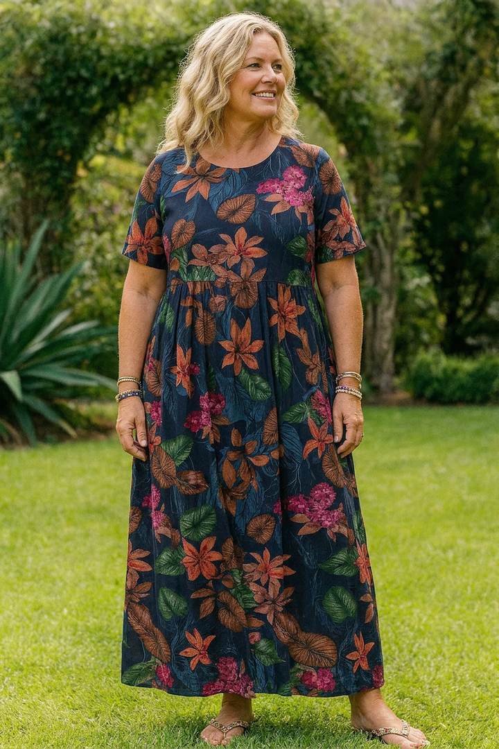 Monroe | Abito Maxi Floreale Leggero