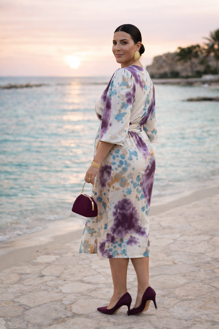 Robe décolleté a V Valeria