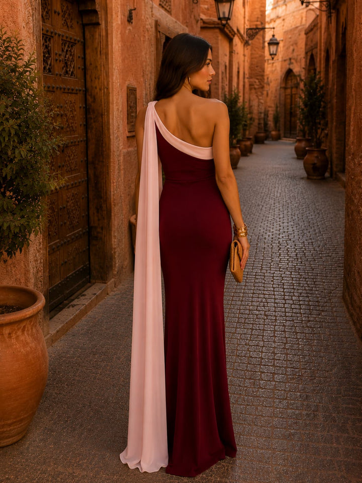 Robe Vivian in bordeaux