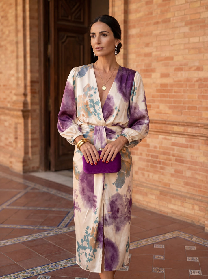 Robe décolleté a V Valeria