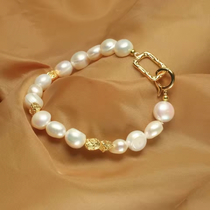 Bracciale Elegante in Perle Barocche