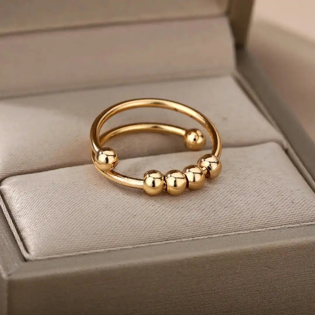Anello con Perline Antistress e per Ansia